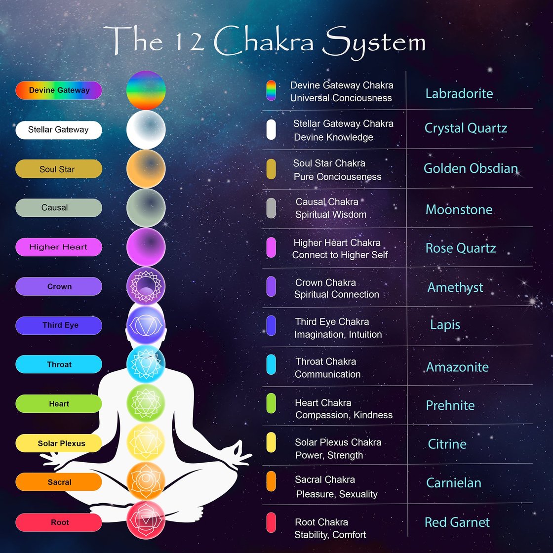 12 Chara System Chart